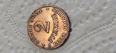 Germania 2 pfennige 1870 foto