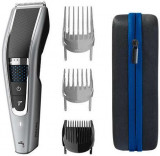 Aparat de tuns Philips Hairclipper series 5000 HC5650/15, Lungime 0.5-28 mm, Autonomie 90 min, Tehnologie Trim-n-Flow PRO (Gri)