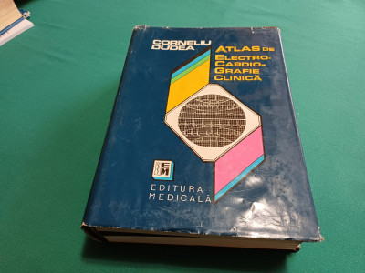 ATLAS DE ELECTROCADRIOGRAFIE CLINICĂ / 2 VOL / CORNELIU DUDEA /1997 * 13 foto