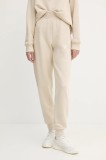 Armani Exchange pantaloni de trening culoarea bej, uni, XW000158 AF11852