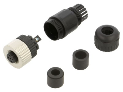 Conector M12 mamă 5 pini, cod B foto
