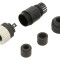 Conector M12 mamă 5 pini, cod B