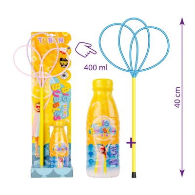 Set Pro Baloane de sapun gigant - acesoriu multi-fluture + solutie 400 ml foto