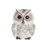 Statueta bufnita multicolora 6 cm