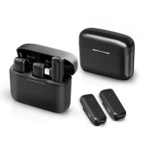 [Pachet 2x] Lavaliera wireless Lightning Techsuit LW4, negru