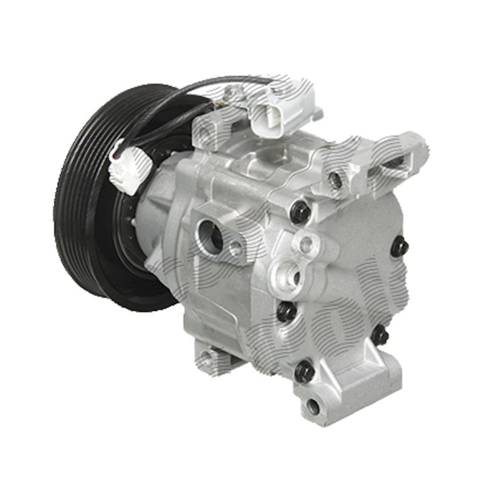 Compresor aer conditionat Toyota Corolla (E12), 2002-2007, motorizare 1.4 D-4D, 66kw, diesel, rola curea 125 mm, 6 caneluri, de tip Denso: SCSC06