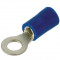 Papuci electrici izolati, albastru cu Inel, 4,3 mm, lungime 21,00 mm, crimpat, 654, 10 terminale la blister Carpoint AutoDrive ProParts