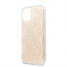 Husa Cover Guess Glitter 4G pentru iPhone 11 Pro Gold foto