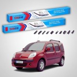 Cumpara ieftin Ștergătoare Renault Kangoo II Van 2 uși 2008-prezent | Set Față Flat Premium &ndash; TeamCar&reg;