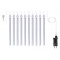 Decoratiune luminoasa tip instalatie Euksrh, 8 tuburi LED, lungime tub 30 cm, IP 65