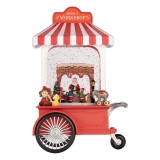 Cumpara ieftin Decoratiune Craciun muzicala polirasina cu led 16x9x27 cm