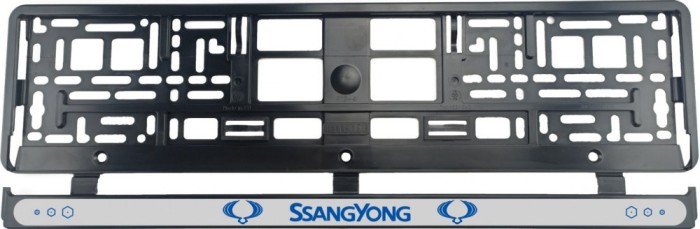 Set 2 bucati, suport numar inmatriculare SsangYong