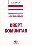 AS - OCTAVIAN MANOLACHE - DREPT COMUNITAR