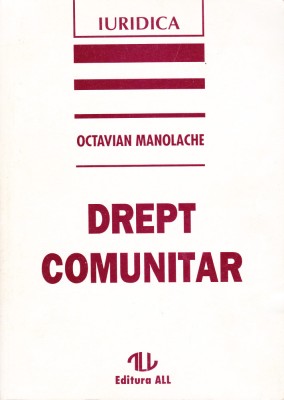 AS - OCTAVIAN MANOLACHE - DREPT COMUNITAR foto