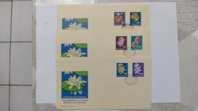 PLIC PRIMA ZI FDC LP 794 FLORI MONUMENTE ALE NATURII PROTEJATE UNESCO 1972 foto