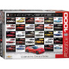 Puzzle 1000 piese Corvette Evolution, EUROGRAPHICS