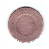 Moneda Rusia 5 copieici 1878, extrem de uzata, curata