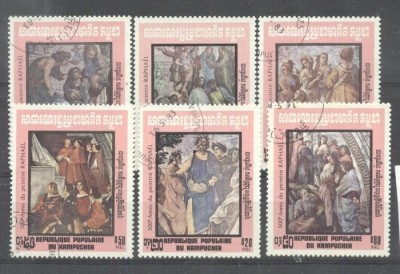 Kampuchea 1983 Paintings, Religion, used M.282 foto