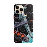 Husa compatibila cu Apple iPhone 12 Mini model Guardians of galaxy, Silicon, TPU, Viceversa, Transparent, Carcasa
