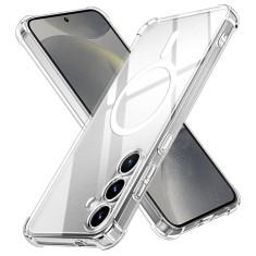 Husa Samsung Galaxy S24 Techsuit Shockproof Clear Silicone MagSafe, transparenta foto