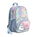 Ghiozdan pentru gradinita cu 1 comaprtiment,model unicorn,32x22x11.5 cm
