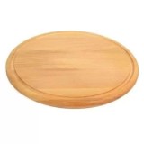 Placa de Taiat Rotunda din Lemn, 19 cm Handy KitchenServ