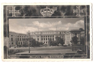 SV * BUCURESTI * PALATUL REGAL * 1940 * Stampila CENZURA foto