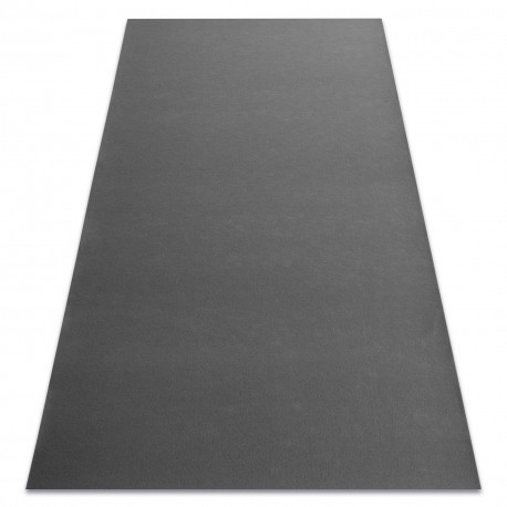 Covor anti-alunecare RUMBA 1897 o singură culoare gri inchis, 70x200 cm