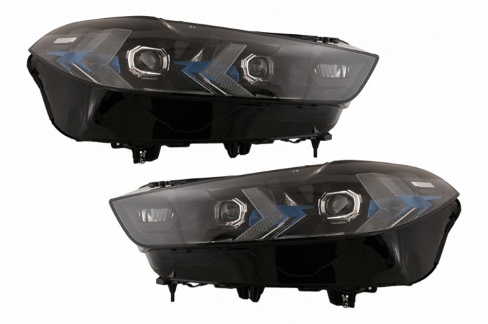 Faruri LED BMW X5 G05 X6 G06 (2019-2022) upgrade de la Laser la 2024 LCI Design Performance AutoTuning