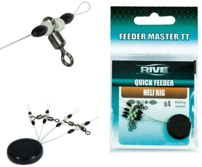 Vartej Rive Stoper Quick Heli Rig, 4buc/plic foto