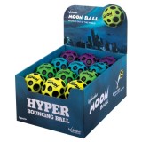 Minge hiper saritoare - Waboba Moon Ball unicolor cu pete negre, LUDICUS GAMES SRL