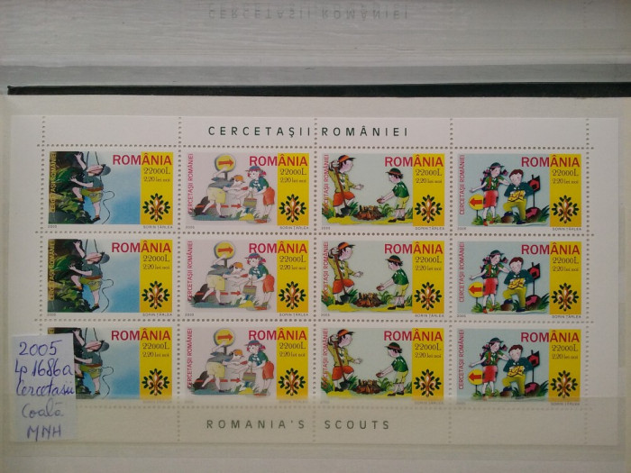 2005-Lp1686a-Cercetasii-coala-MNH-