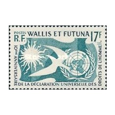 Wallis &amp;amp; Futuna 1958 - Drepturile Omului, neuzata