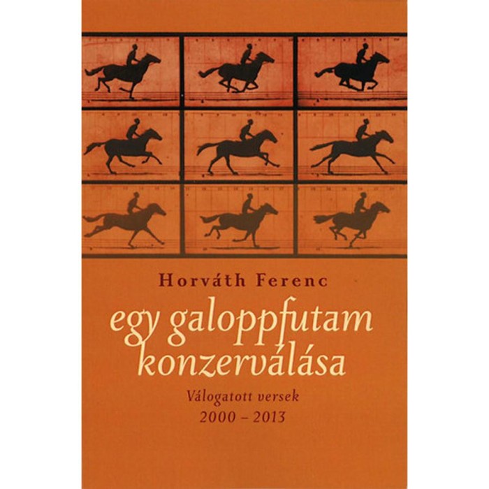 Egy galoppfutam konzerv&aacute;l&aacute;sa - V&aacute;logatott versek 2000-2013 - V&aacute;logatott versek 2000-2013 - Horv&aacute;th Ferenc