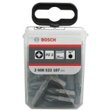 Bosch 2608522187 - Set capete de insurubare profil PZ2 25 bucati