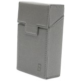 Husa gri din piele pentru pachet de tigari P22 Breckner Germany