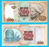 Kazahstan (pick 20) 200 Tenge 1999 UNC; &Auml;l-Farab&iuml;