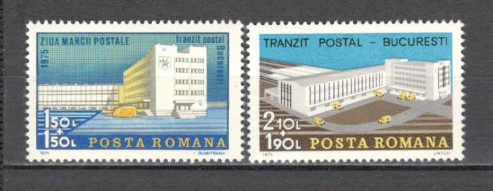 Romania.1975 Ziua marcii postale ZR.553