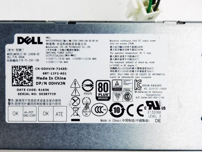 Sursa PC L240EM-00 Din Dell Inspiron 3650