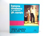 Benone Sinulescu Și Orchestra Gh. Zamfir* &ndash; C&icirc;ntece Populare Și De Voie Bună, disc vinil muzica populara Electrecord