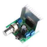 Modul amplificare TDA7297 / Amplificator stereo 2x15W cu radiator si AUX (t.422)