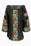 Bluza tip ie dama R24, negru , marimea L