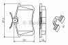 Set placute frana,frana disc RENAULT FLUENCE (L30) (2010 - 2016) BOSCH 0 986 494 600