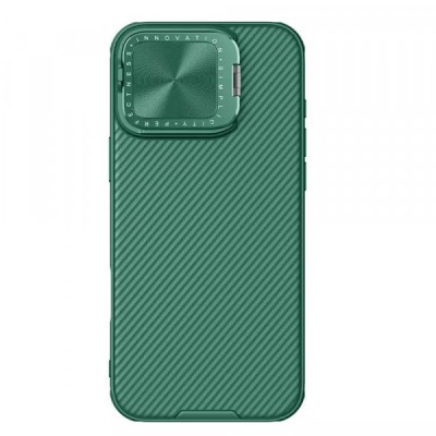 Husa pentru Apple iPhone 16 Pro Max, Nillkin, CamShield Prop, Verde foto