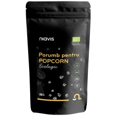 Porumb ecologic pentru popcorn, 250g, Niavis