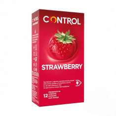 Prezervative vaginale anale orale cu aromă de căpșuni 12 buc. foto