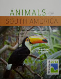 Cumpara ieftin BC821, Antigua &amp; Barbuda 2013, set colita+bloc- fauna, Nestampilat