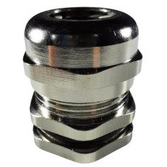 Presetupa metalica PG9 din alama nichelata diametru 4 - 8 mm IP68