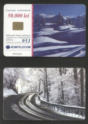 Romania 2001 Telephone card Winter Rom 127 CT.043 foto