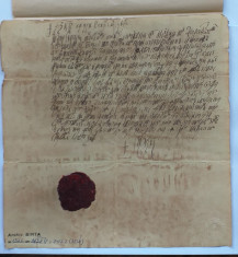 Primul manuscris romanesc - 8 noiembrie 1513 foto